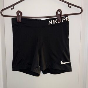 Nike Pro Women's Black Athletic Shorts